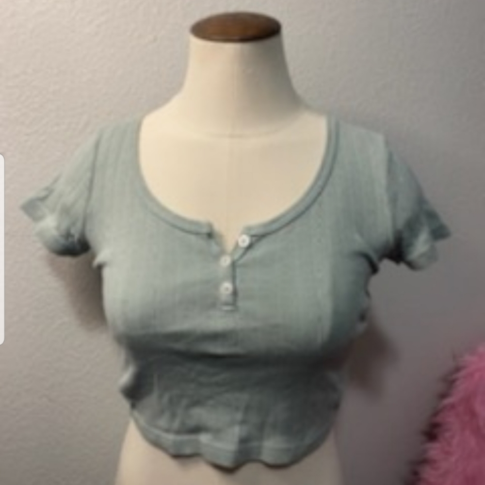 Brandy Melville sea green top